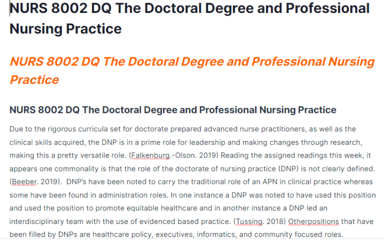 Professional Nursing and State-Level Regulations NRSE 6050