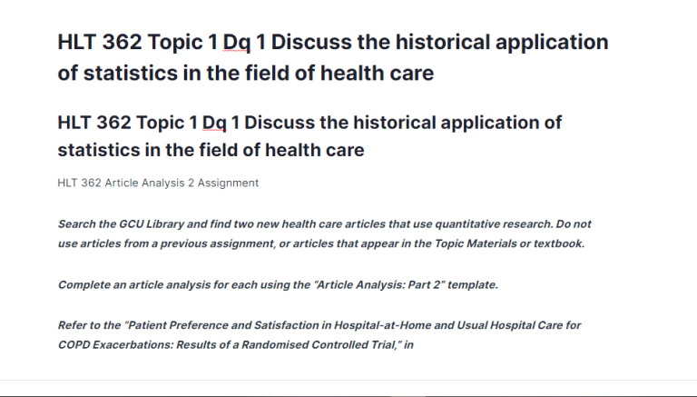 HLT 362 Topic 1 Dq 1 Discuss the historical application of statistics in the field of health careintroduction-for-physiology-of-frog-skeletal-muscle-lab-report/
