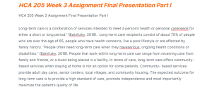 hca 205 week 3 assignment final presentation part i