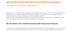 nr 361 week 1 dq 1 moving data to wisdom assignment