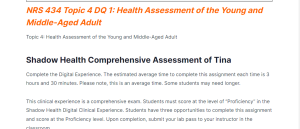 nrs 434 topic 4 dq 1 health assessment of the young and middle-aged adult