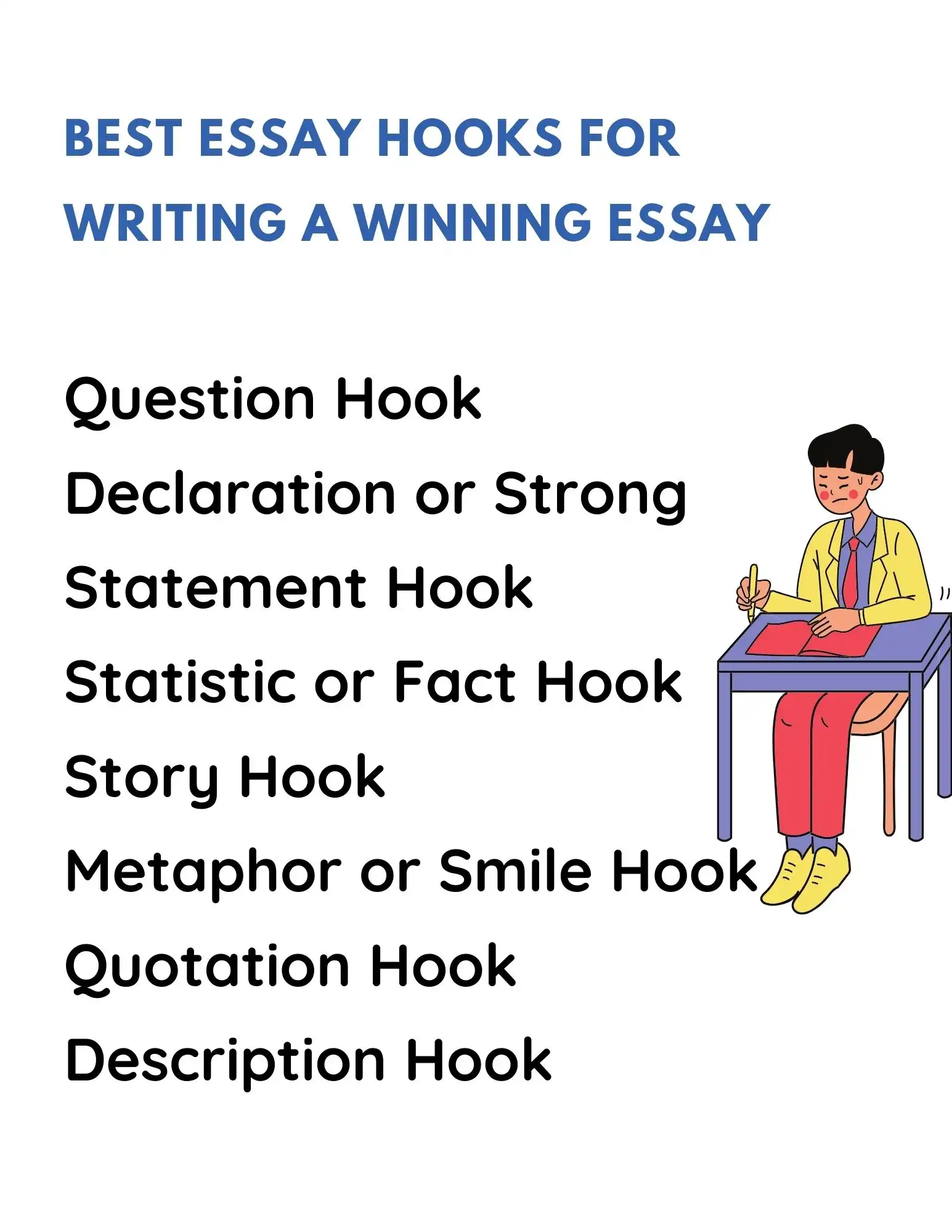 how to write a hook for an essay