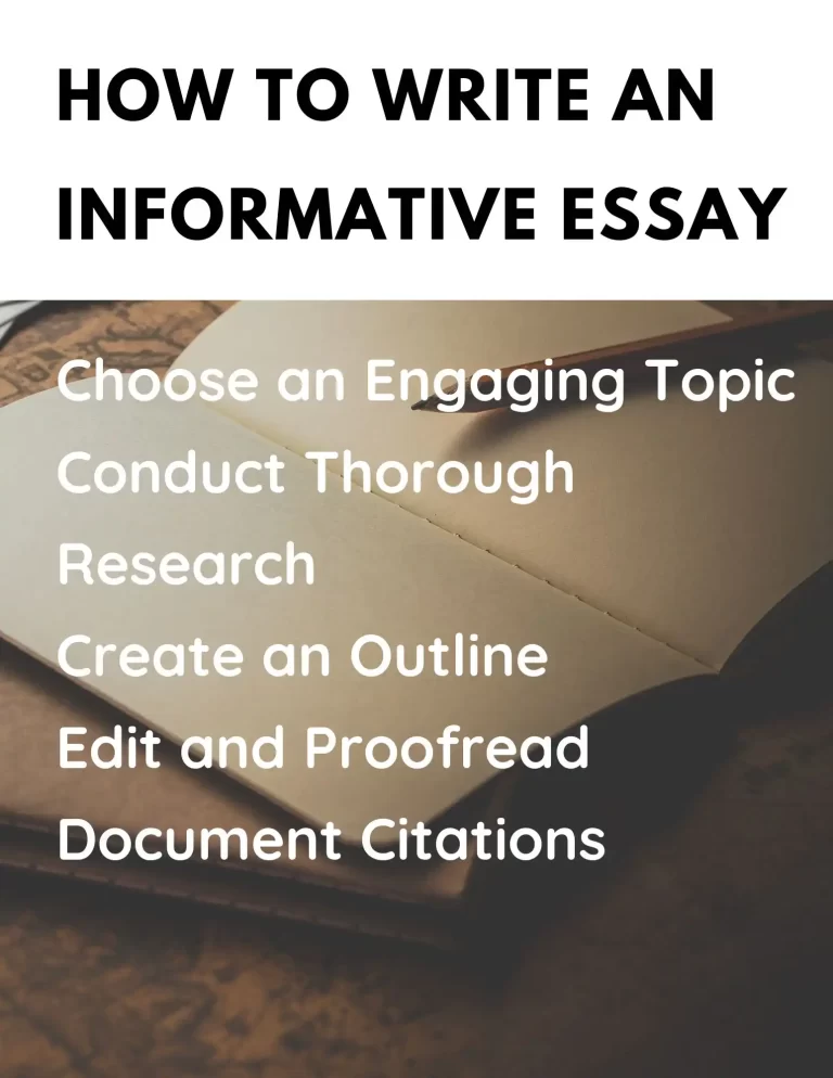 informative essay writing guide